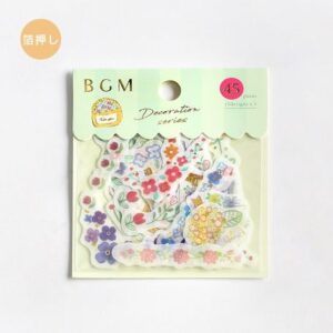 Sticker Foil Stamping Decoration Plant Washi Tape Material