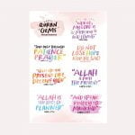 Quran Watercolor Sticker A6